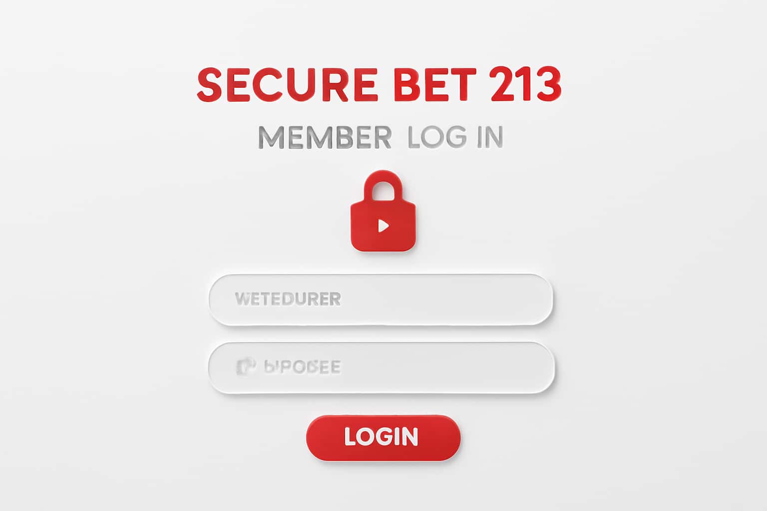 Secure Bet 213 Member Login Interface