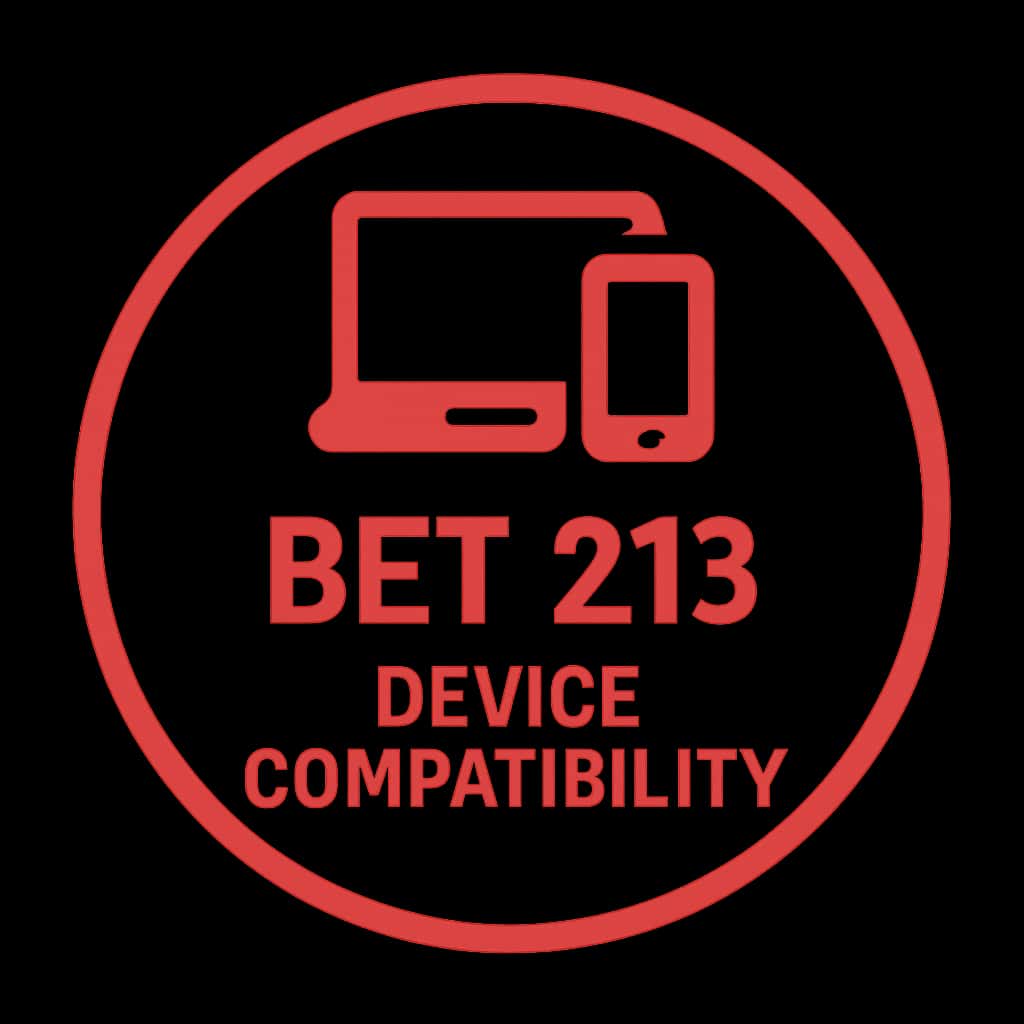Minimalist badge representing Bet 213 Device Compatibility.