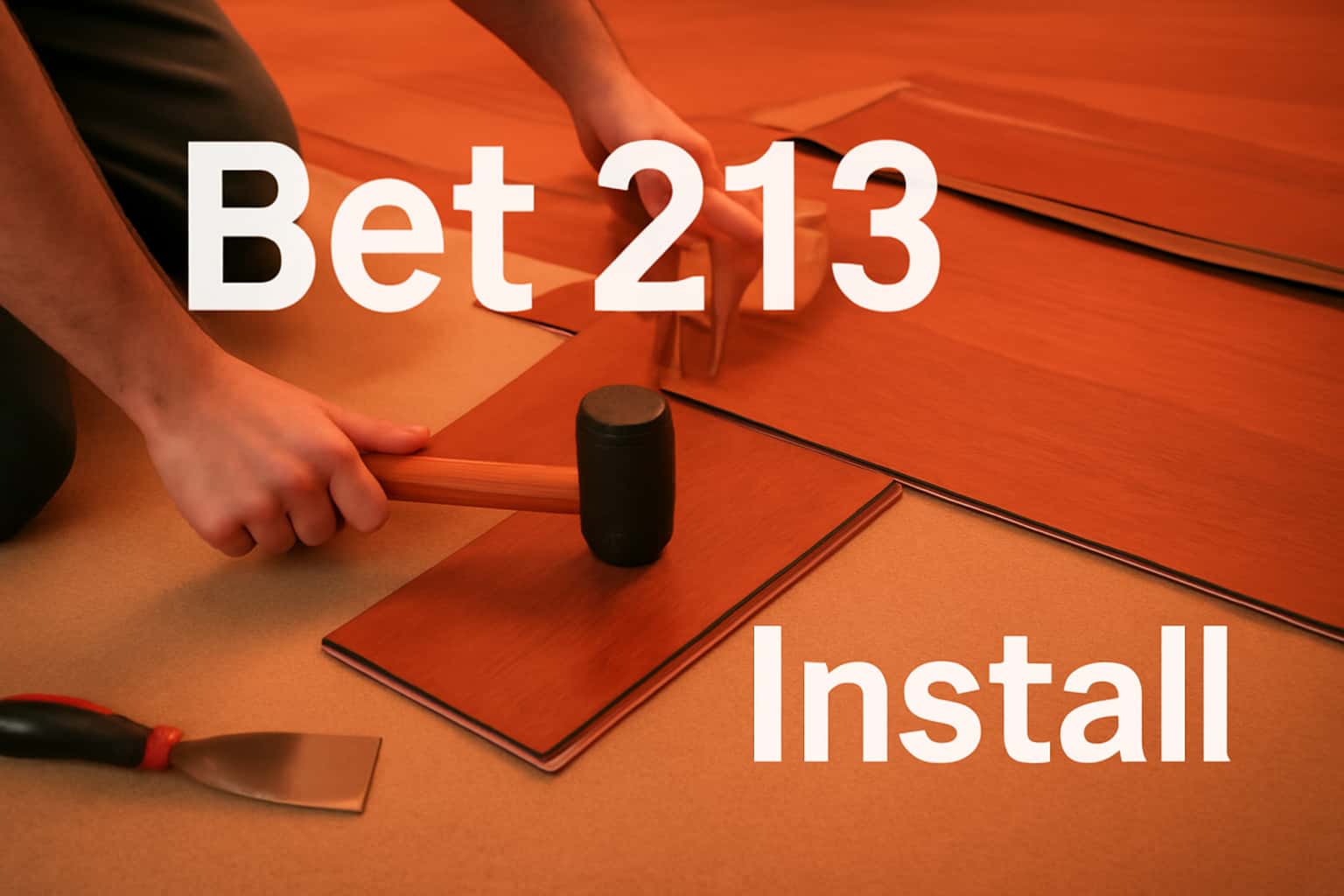Visual representation of Bet 213 installation process.