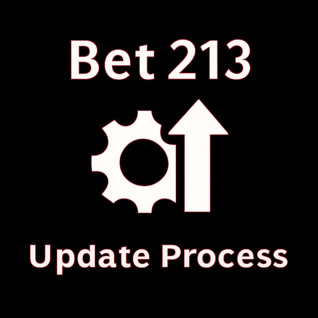 Icon showcasing Bet 213 Update Process.