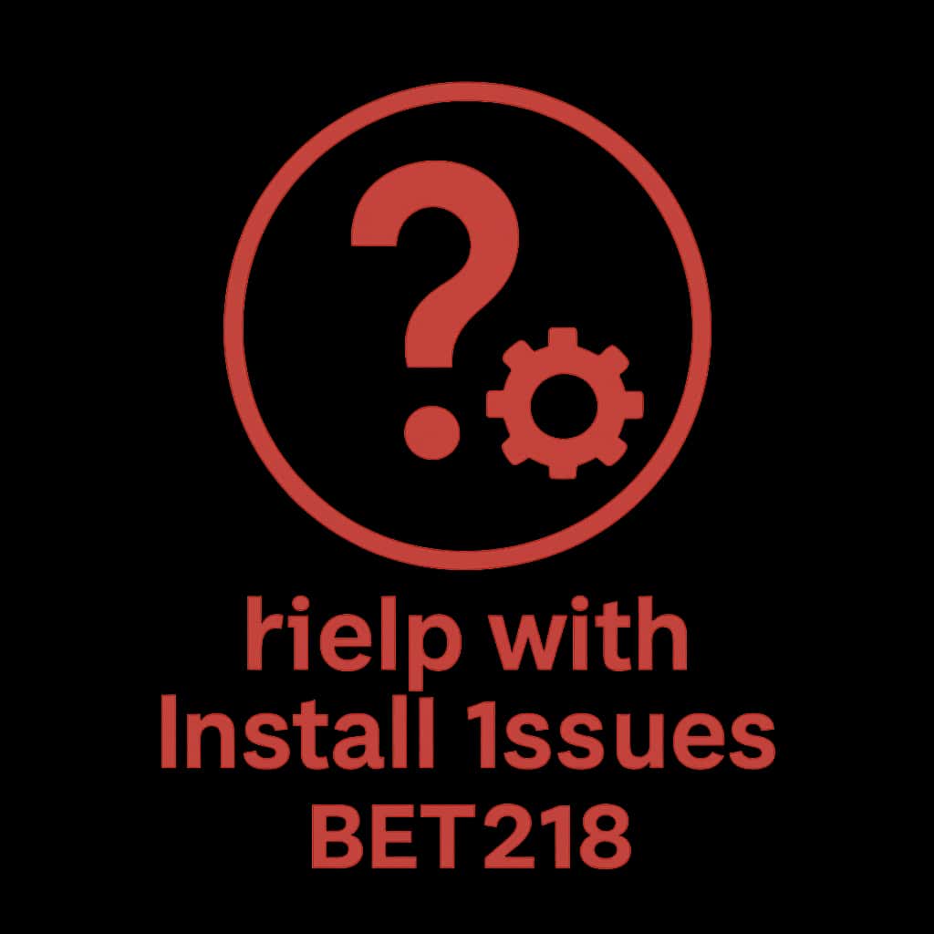Aid icon for Bet 213 installation guidance.