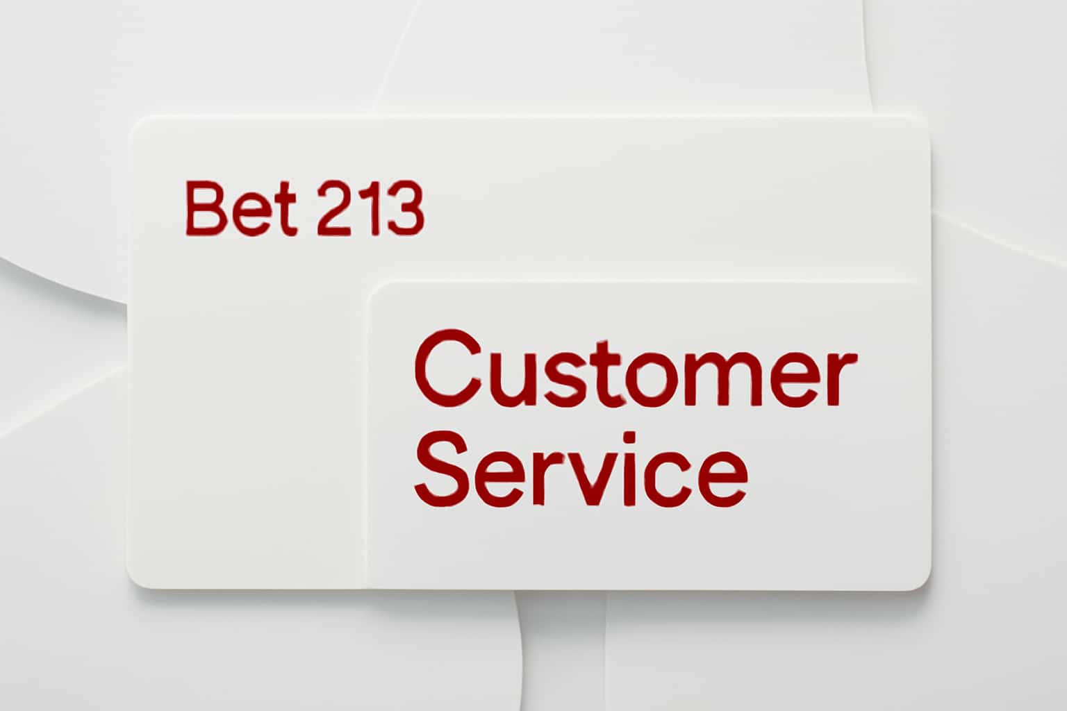 Bet 213 Customer Service Interface