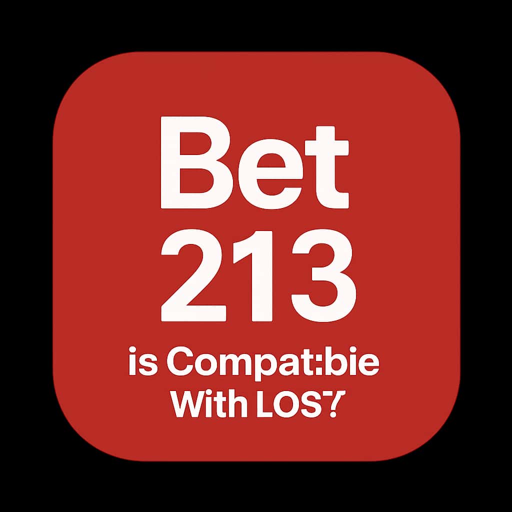 Icon representing Bet 213 and its iOS compatibility.