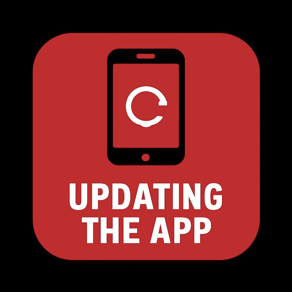 Icon representing the Bet 213 app update guide.